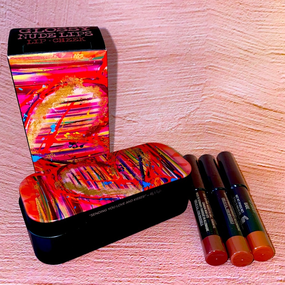 Nudestix 3-PC Glossy Nude Lips Set